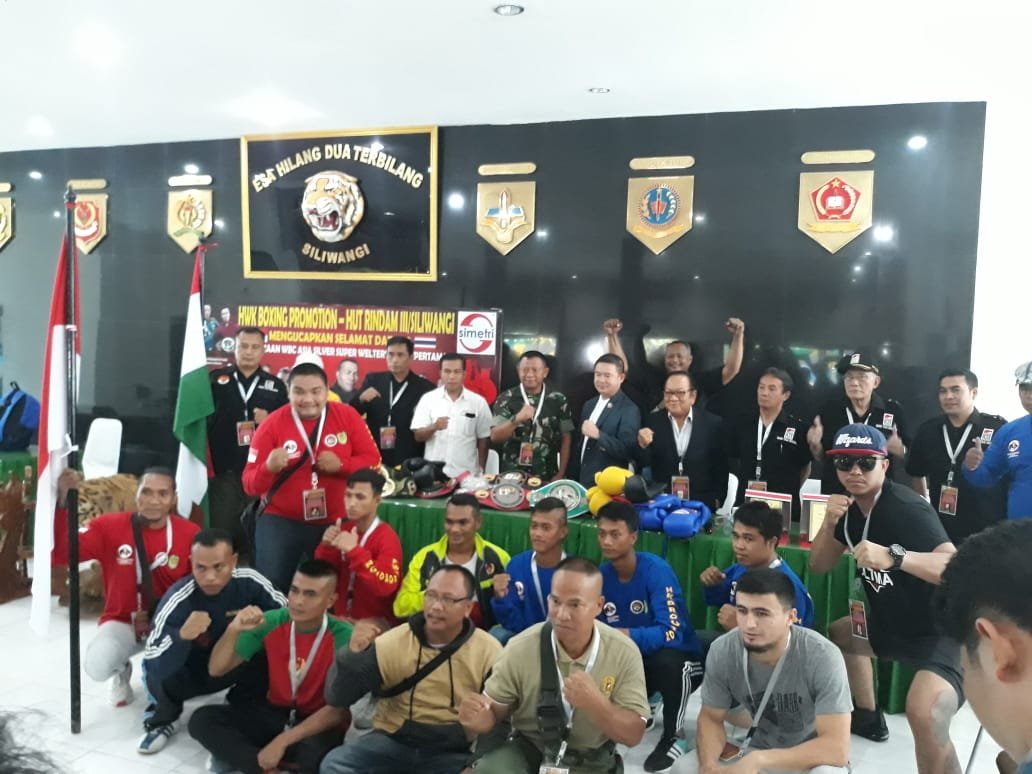 Rindam III/Siliwangi Akan Menggelar Kejuaraan WBC Asia Silver Super Welterweight Pertama