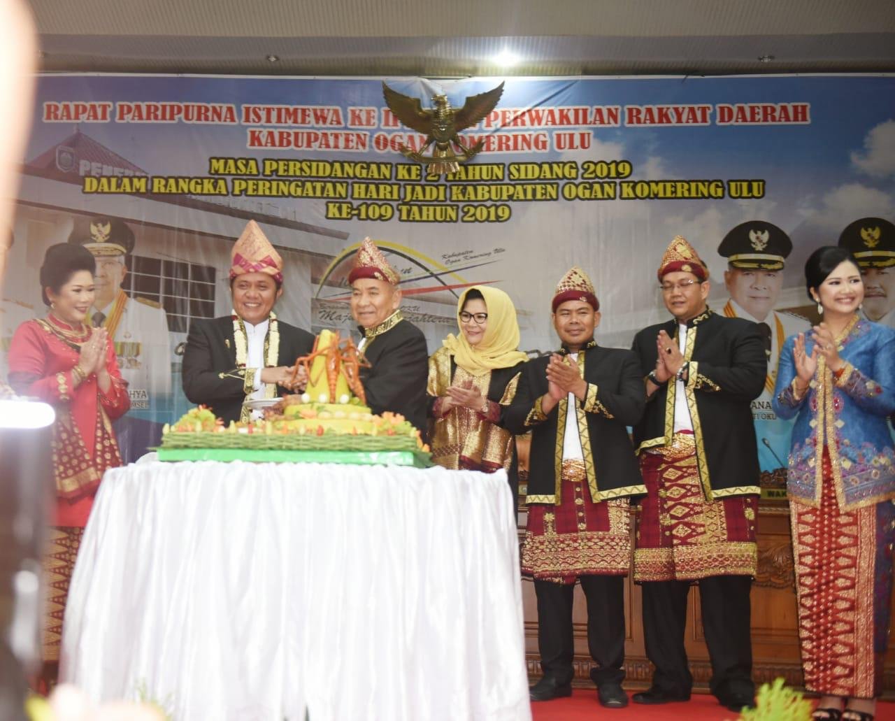 Gubernur Sumsel H Herman Deru , HUT Kabupaten OKU