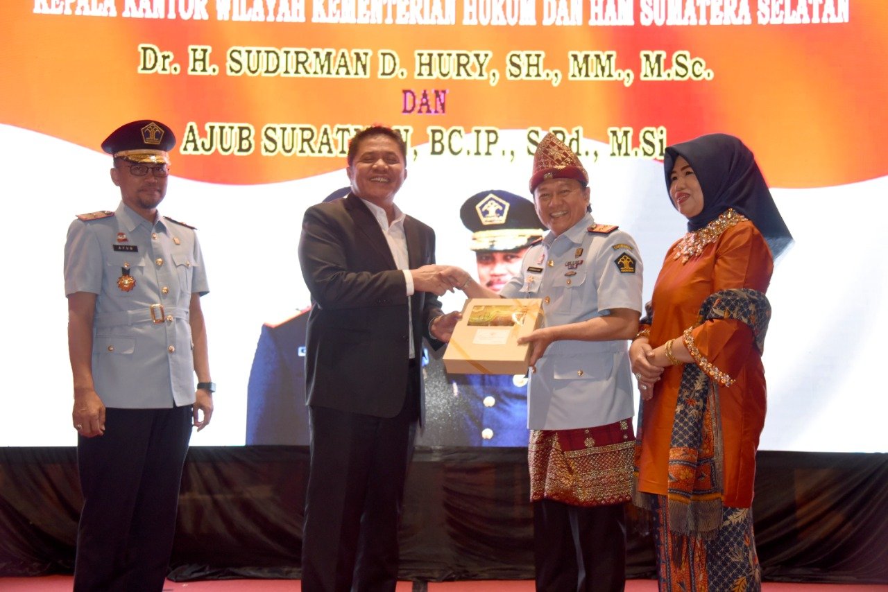 Ajub Suratman , Kakanwil Kemenkumham Sumsel
