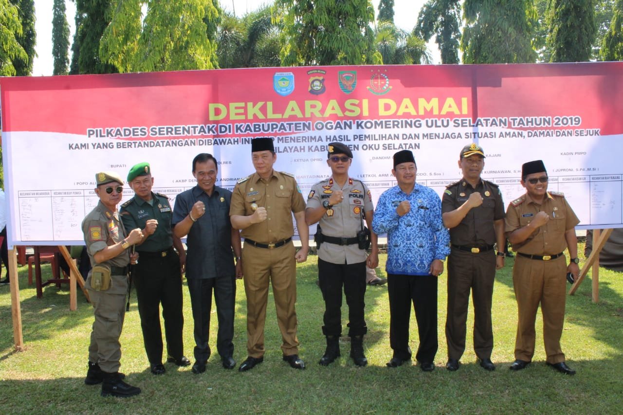 Deklarasi Damai , Pilkades Oku Selatan