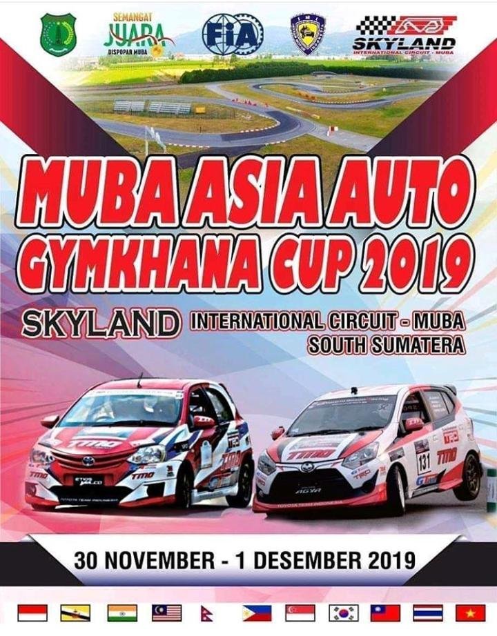 29 Pebalap Internasional Ikuti Gymkhana di Skyland Muba