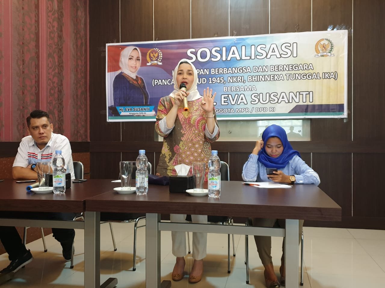 DPD RI , Empat pilar , Hj Eva Susanti DPD RI
