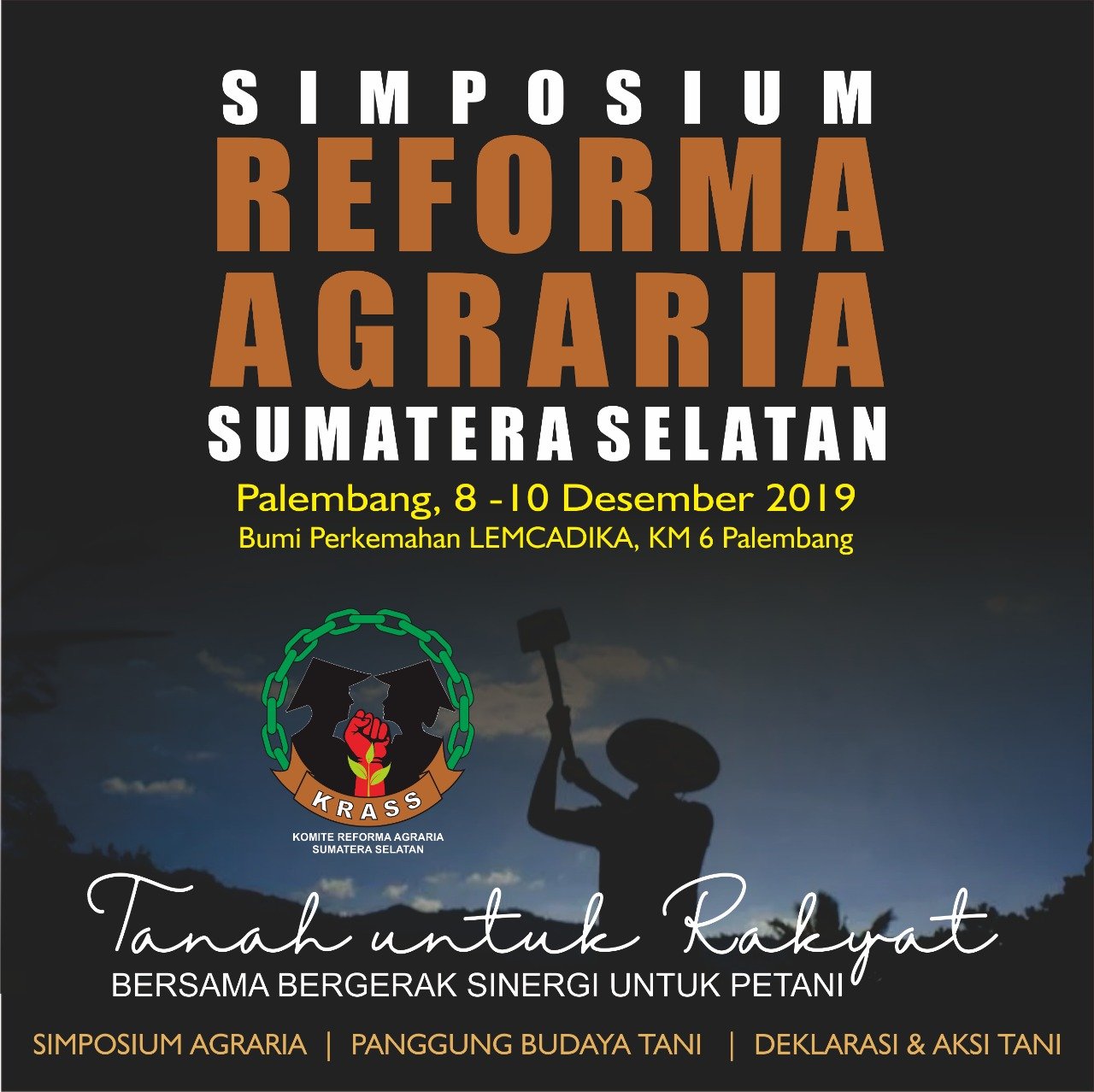 Krass Gelar Simposium Reforma Agraria