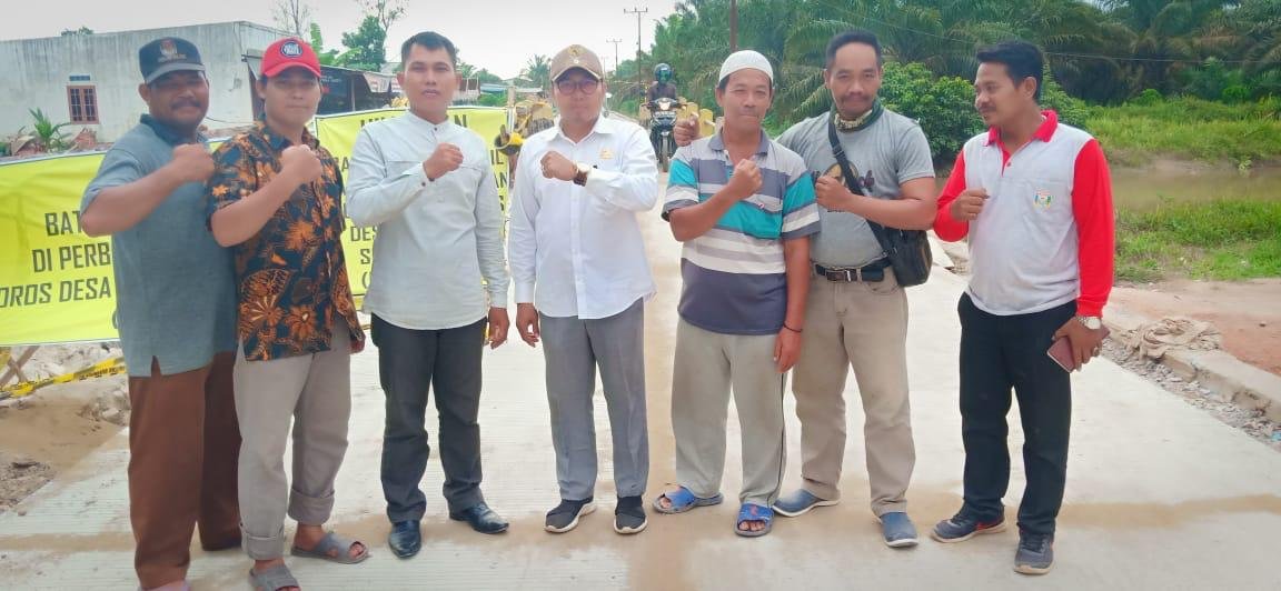 Ahmad Lamiran , Kades Sukadamai , Pembangunan Infrastruktur