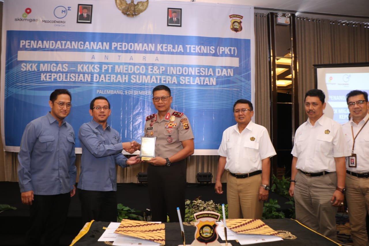 Pedoman kerja teknisi (PKT) , Polda Sumsel , SKK migas-KKS PT. Medco