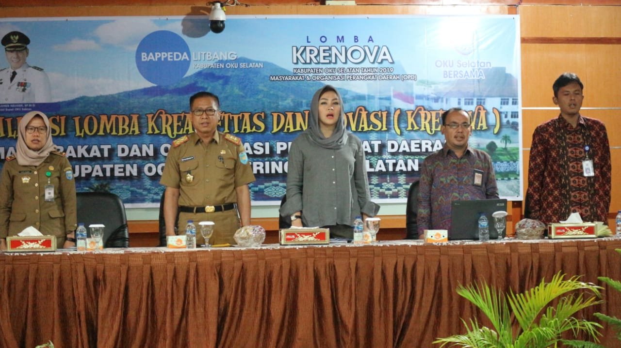 Sekda Oku Selatan Membuka Lomba Kreativitas dan Inovasi Bagi Masyarakat Serta OPD