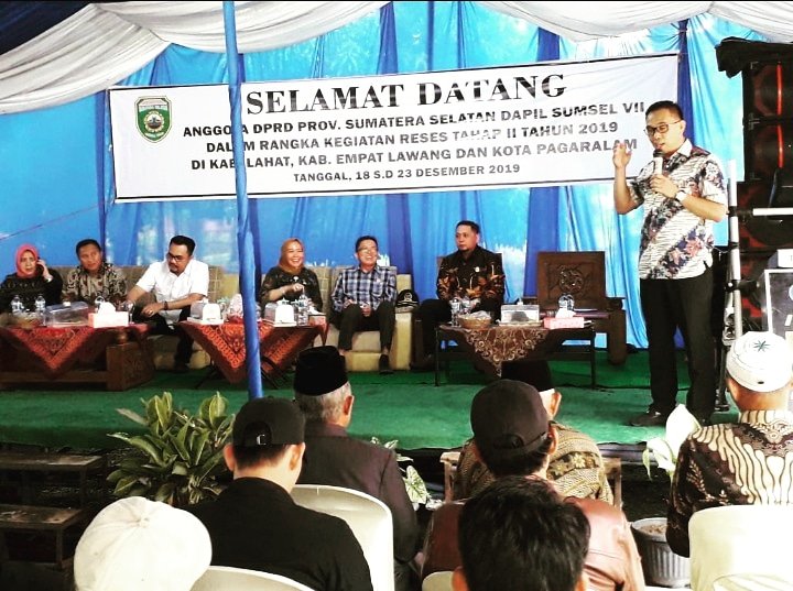 DPRD Sumsel , H Alfrenzi Panggarbesi , Reses DPRD Sumsel dapil 7