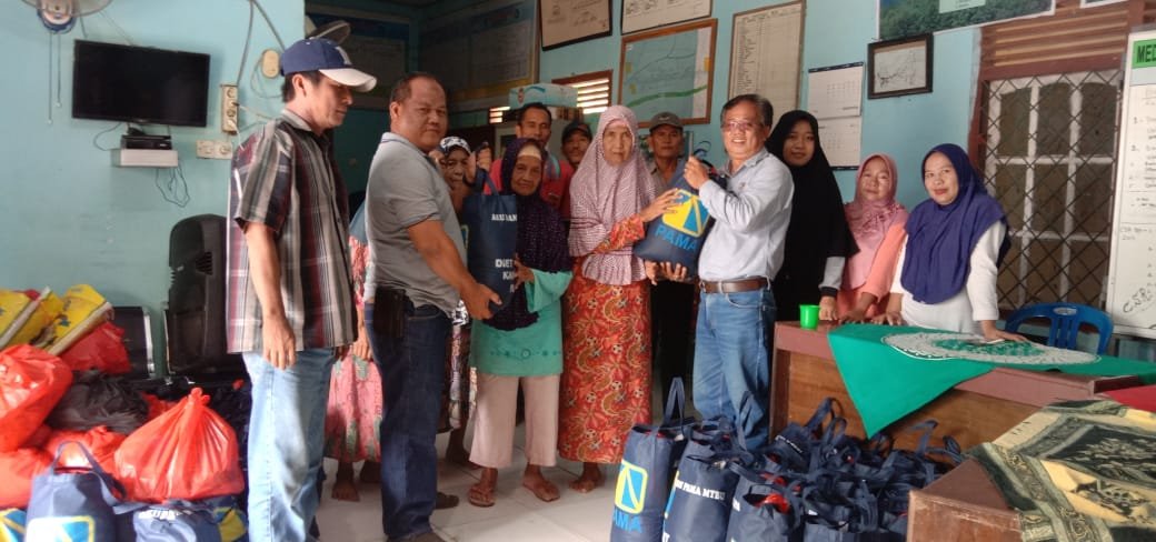 PAMA Peduli Korban Banjir di Sirah Pulau Lahat