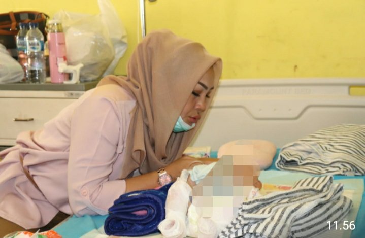 Fakta Pilu Dibalik Isyana Loretasari Saat Jenguk Korban Satu Keluarga