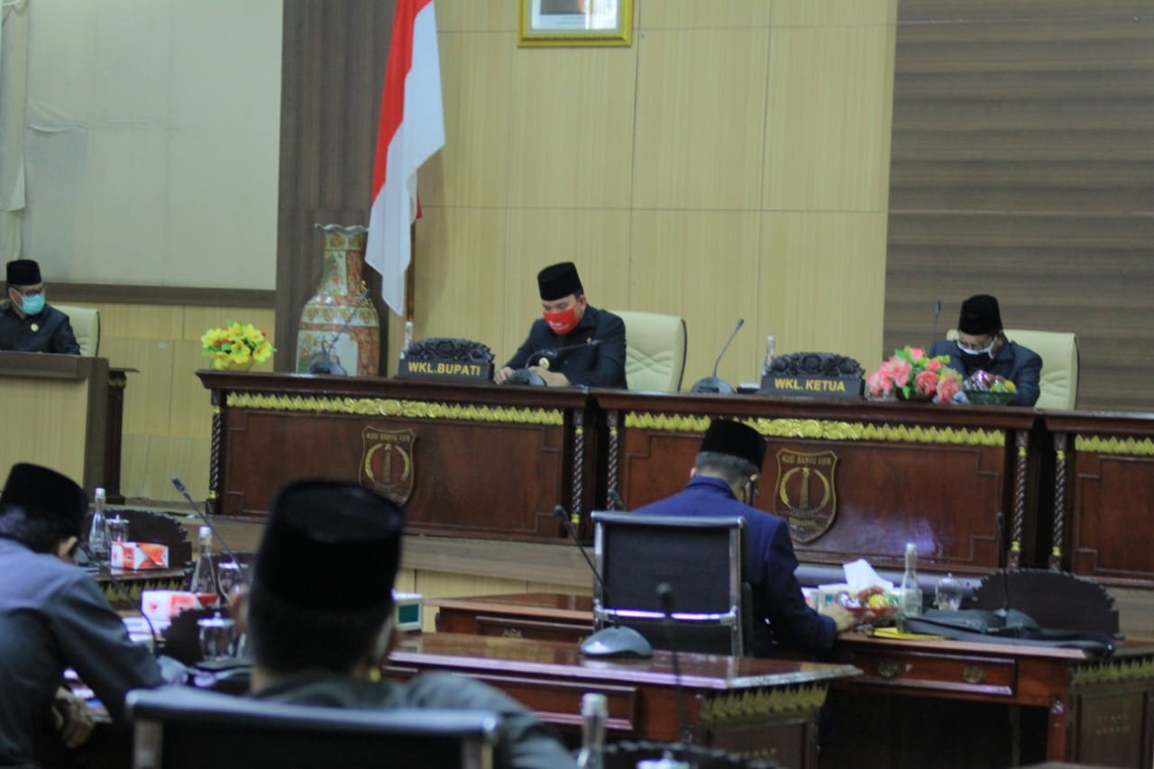 Tiga Pansus DPRD Muba Sampaikan Enam Raperda 2020