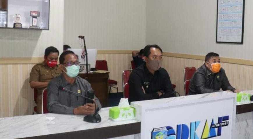 Popo Ali Vidcon Musrembang Bersama Herman Deru