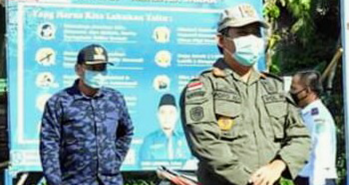 Bupati Oku Selatan Popo Ali Martopo , Lawan Covid 19 , Posko Desa , Tak Kenal lelah