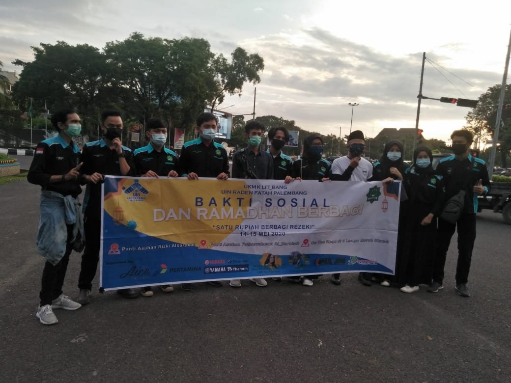 UKMK Penelitian dan Pengembangan Litbang UIN Raden Fatah Gelar Bakti Sosial