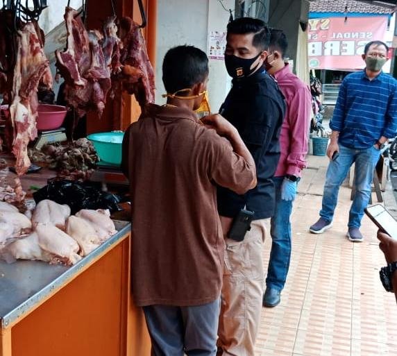 Jelang Lebaran, Polres Ciamis Cek Penjual Daging Sapi
