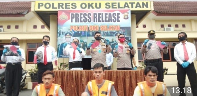 Polres Oku Selatan Ungkap 13 Unit Curanmor dan Kepemilikan Senjata Api