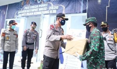 Kapolda Sumsel Tinjau Pemantauan Arus Lalu Lintas Ops Ketupat 2020