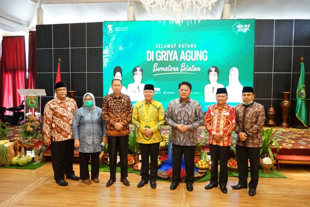 Gubernur Bengkulu Rohidin Mersyah , Gubernur Sumsel H Herman Deru