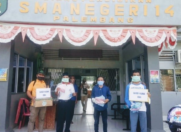 Diknas Sumsel , Skema belajar Protokol kesehatan , SMAN 14