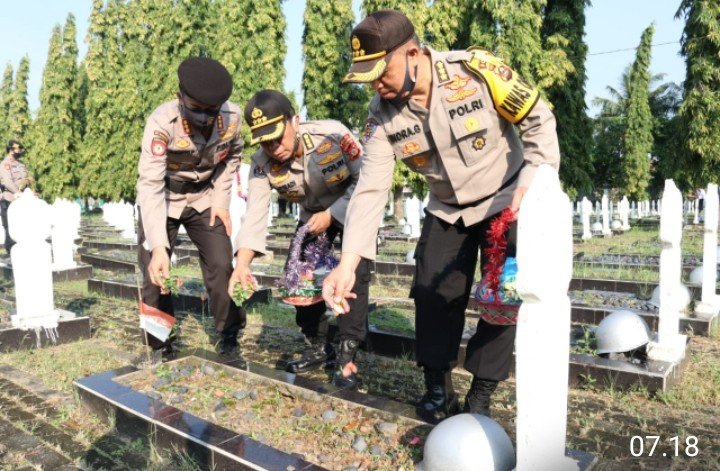 Hut Bhayangkara ke 74 polda sumsel , Kapolda Sumsel