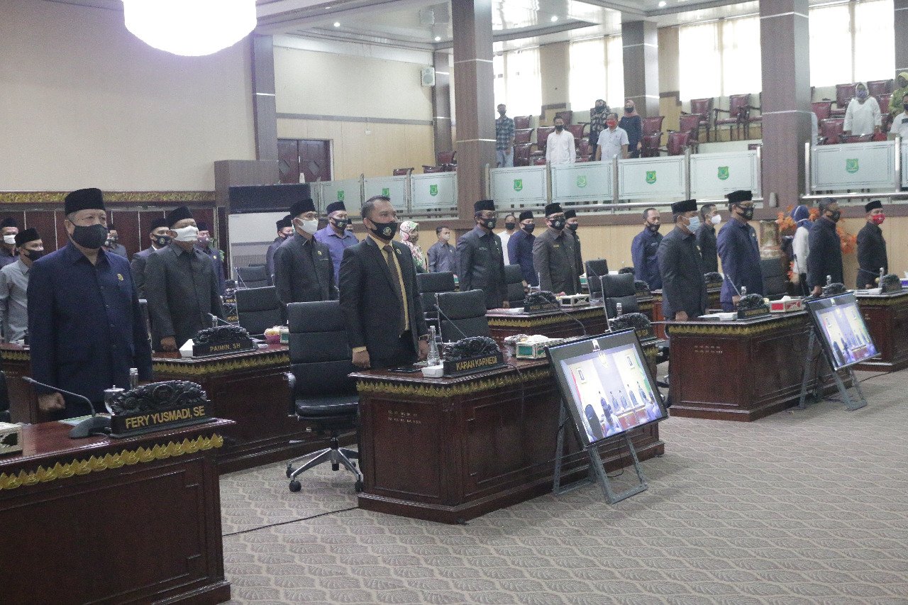 DPRD Muba Gelar Paripurna Penyampaian KUPA PPAS-P R-APBD TA 2020