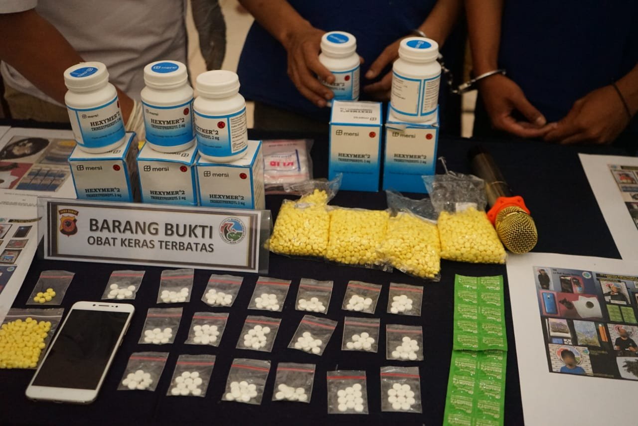 14 Pengedar Narkoba Jaringan Lapas Diringkus Polres Cimahi