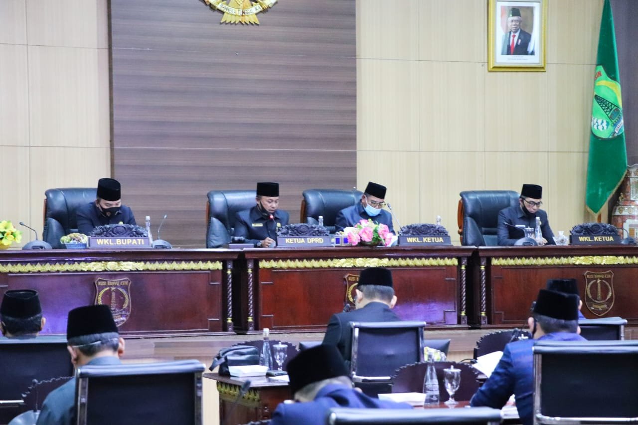 Pemkab Muba Sampaikan RAPBD Perubahan TA 2020