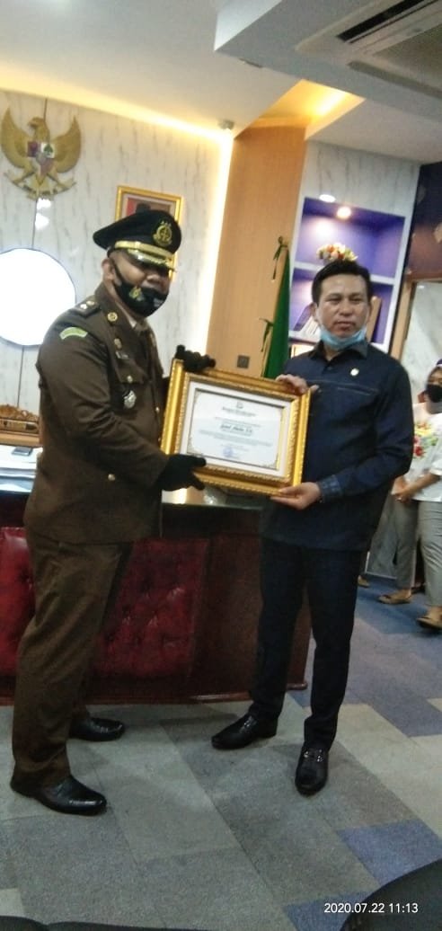 Kasi Inteliejen Kejari Sambangi Ketua DPRD Palembang