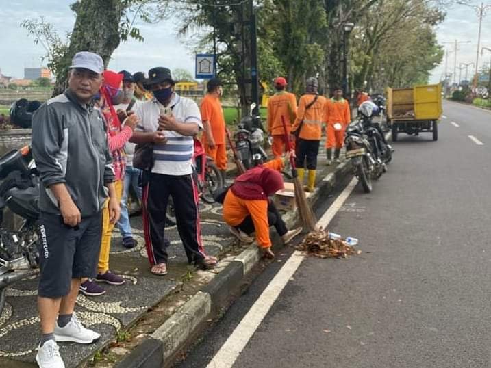 Apriyadi , Bumi Serasan Sekate , Gotong royong , jalan protokol Wahid Udin