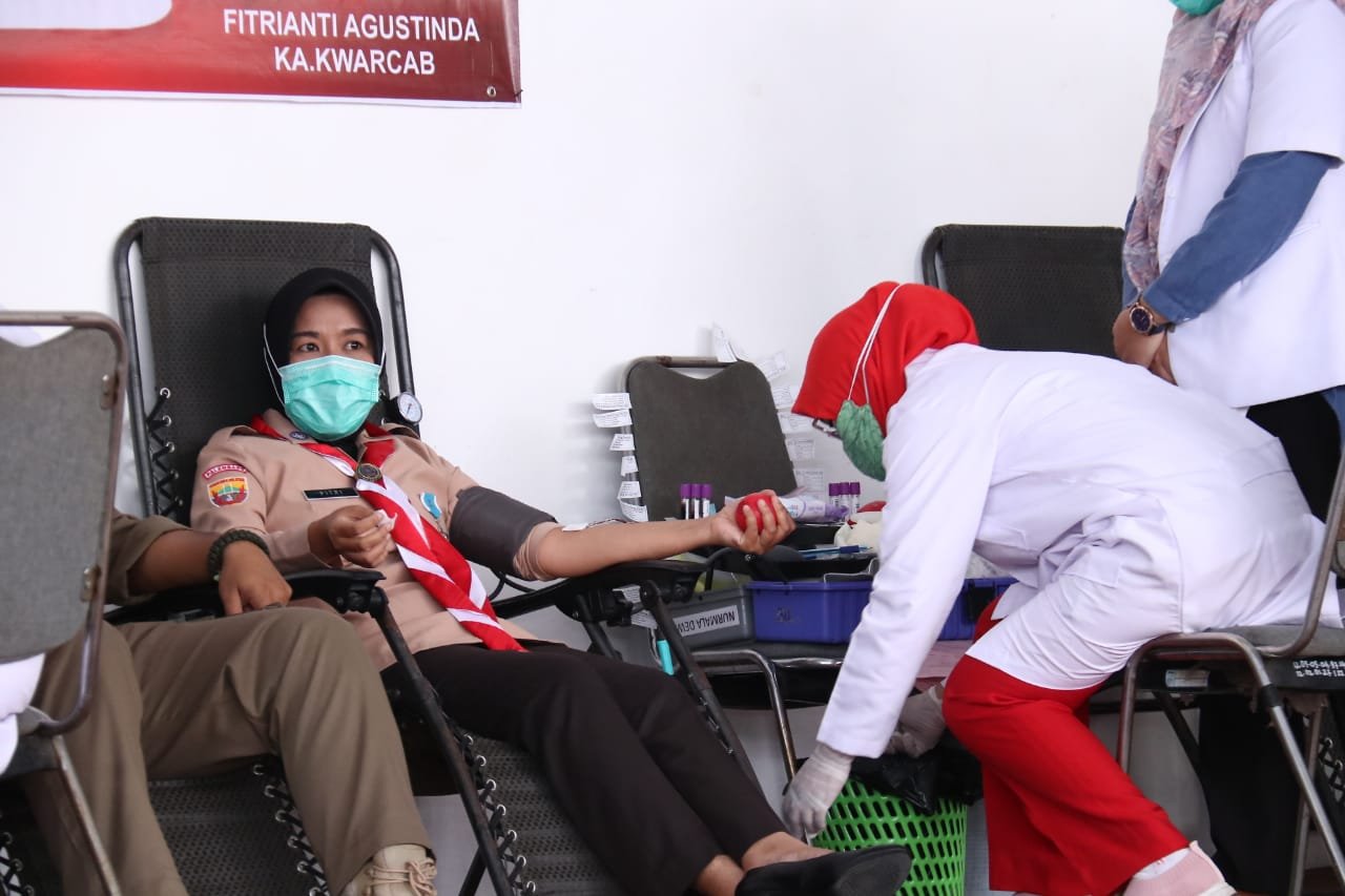 Donor Darah , HUT Pramuka , HUT RI , Palembang Update , Wakil Walikota Palembang Fitrianti Agustinda