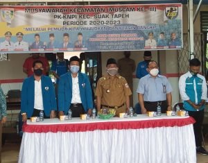 Muscam KNPI, KNPI, PK KNPI Kecamatan Suaktapeh,  Armand Farhan suharmanto