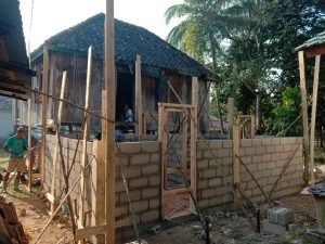 Bedah rumah, Rumahnya Tidak Layak Huni, RTLH, Desa Rimba Terab, Suak Tapeh