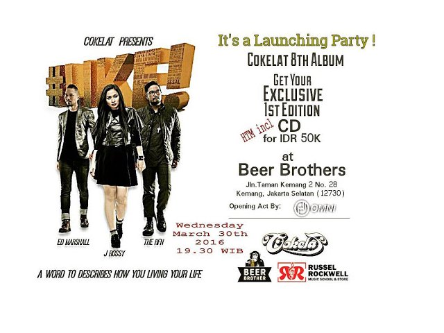 Anak Garuda , Band Cokelat , Cokelat Band , Jackline J Rossy , Vokalis Band Cokelat