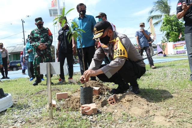 Kampung Tangkal Covid 19 , Kapolda Sumsel