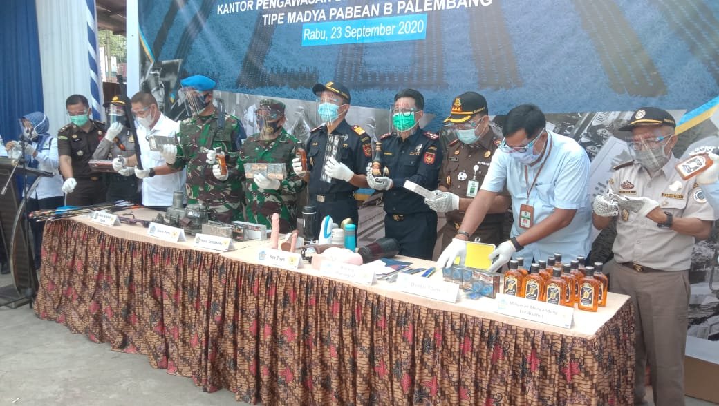 Direktorat Bea Dan Cukai , pemusnahan barang bukti