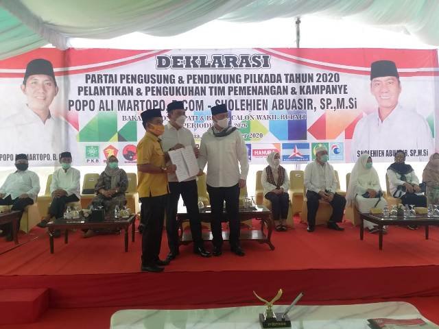 Bakal calon Bupati , calon Bupati Ogan Ilir , Parpol Pengusung , Pelantikan Tim Pemenangan , Pengukuhan Tim Pemenangan