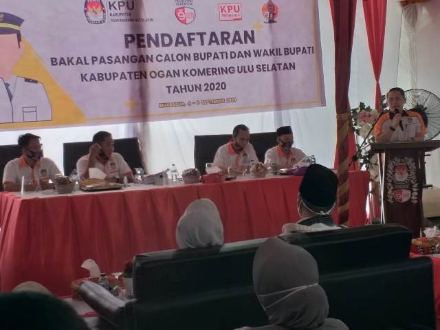 Bakal calon , deklarasi pelantikan tim , KPU Oku Selatan , Parpol Pengusung , Pengukuhan Tim Pemenangan , Pesta Demokrasi , Pilkada Serentak