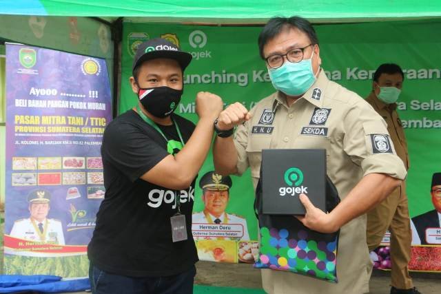 aplikasi Gojek online , GOJEK , Gratis Ongkir , Pandemi Covid-19 , pangan berkualitas , sembako murah