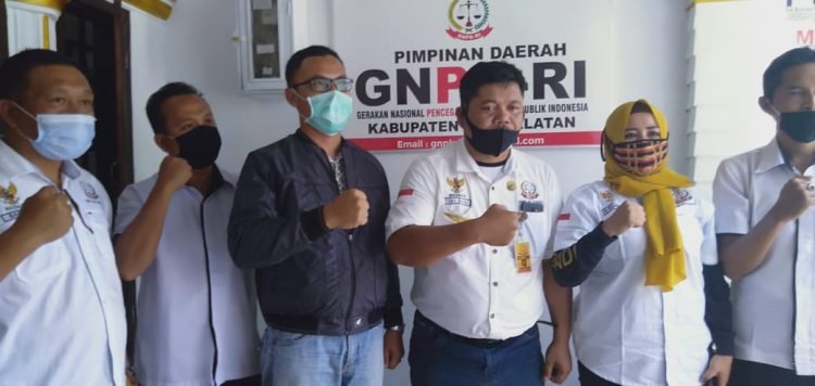 GNPK-RI, Sekretariat PD GNPK-RI OKU Selatan, KESBANGPOL Oku Selatan, Ormas dan LSM, Verifikasi