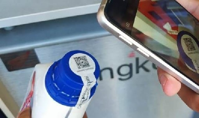 Aplikasi QR Code , Inovasi Astra Motor , QR Code Di Tutup Botol AHM OIL