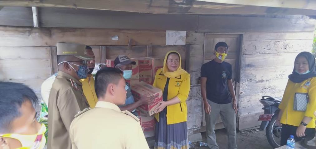 amal jariyah , angin puting beliung , Bakti Sosial , Hujan deras disertai angin kencang , Politisi Golkar