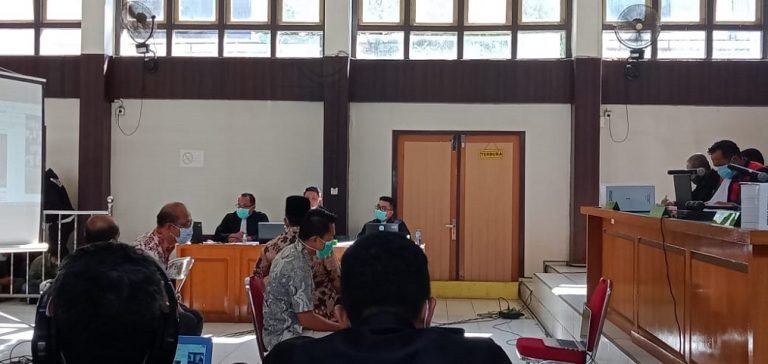 kasus perkara , Proyek di Muara Enim , sidang terpidana , Sidang Virtual