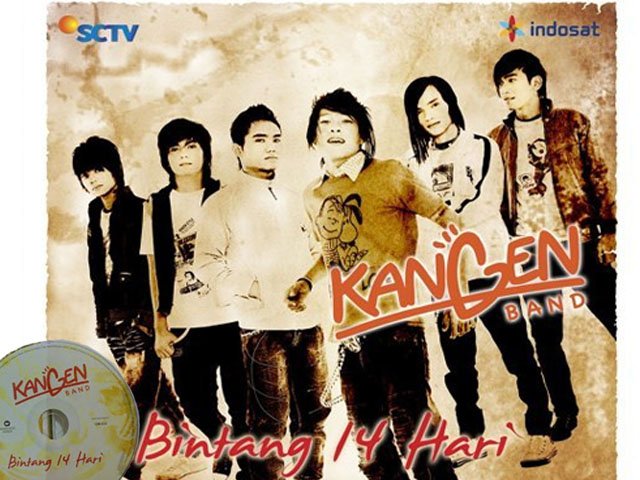 14 hari , bintang 14 hari , Kangen Band , kunci gitar , lari dari kenyataan , rasa sayang