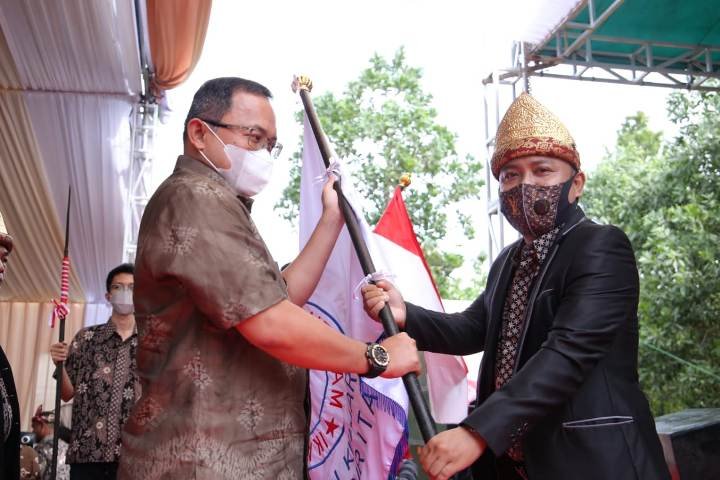 mematuhi prokes COVID-19, pelantikan IKKA