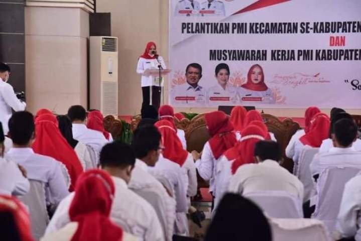 Graha Sedulang Setudung , korban bencana , PMI memiliki tujuan , prinsip dasar gerakan palang merah , Relawan PMI Kabupaten Banyuasin , sarana pelayanan kesehatan