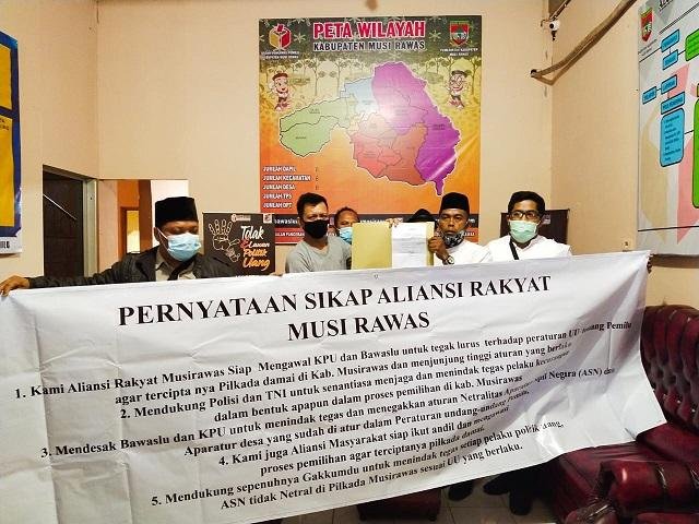 Aliansi Rakyat Musi Rawas , berjalan aman , Netralitas ASN , politik uang , Undang-Undang tentang pemilu