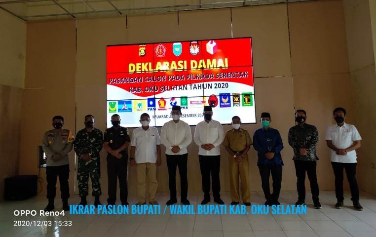 Aman Damai dan Sehat , Deklarasi Damai , kesehatan masyarakat , Pilkada Serentak , Talk Show di RRI Palembang