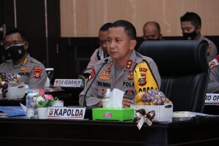 Kapolda Sumsel, kunker komisi III dpr ri