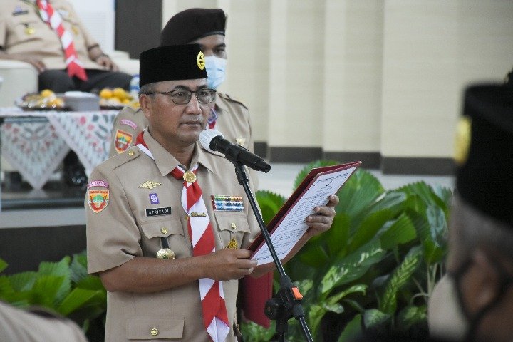 Gerakan Pramuka , Kwarcab Gerakan Pramuka Kabupaten Muba , menciptakan generasi unggul , menggrlorakan program pemerintah , roda kepramukaan