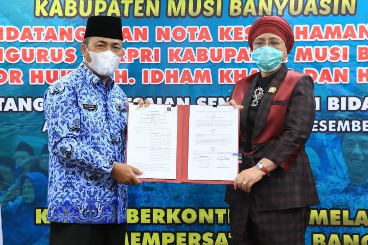 Aparatur Sipil Negara , Auditorium Pemkab Muba , HUT Korpri ke-49 , Konsultan Hukum , Korpri Muba , Penyelesaian Sengketa , Peringatan HUT Korpri ke-49