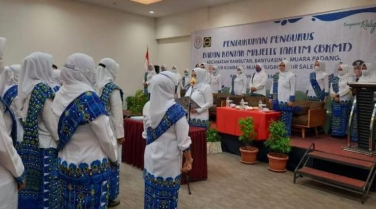 Banyuasin bangkit , Banyuasin Religius , Majelis Taklim , Pengukuhan Pengurus Majelis Taklim